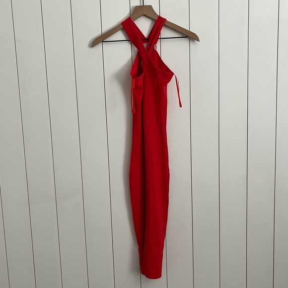 Ted Baker Sionna Ribbed Halter Dress - Picture 5 of 5